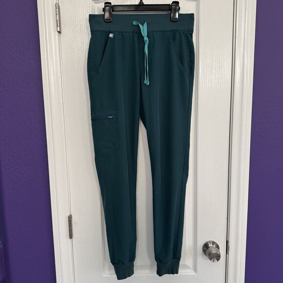 FIGS Fionlite Zamora Jogger Scrub Pants Caribbean Blue W21SW2017 Size XXS 2XS - Picture 11 of 11